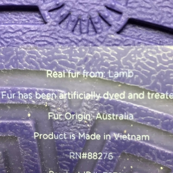 NWT VIOLET PURPLE UGG SLINGBACK SLIDES SHERPSKIN DARK PURPLE SLIP ONS - Picture 7 of 15